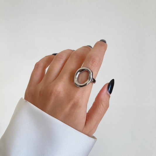The Silver Orbit Ring