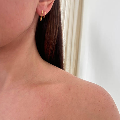 Twisted Double Earrings