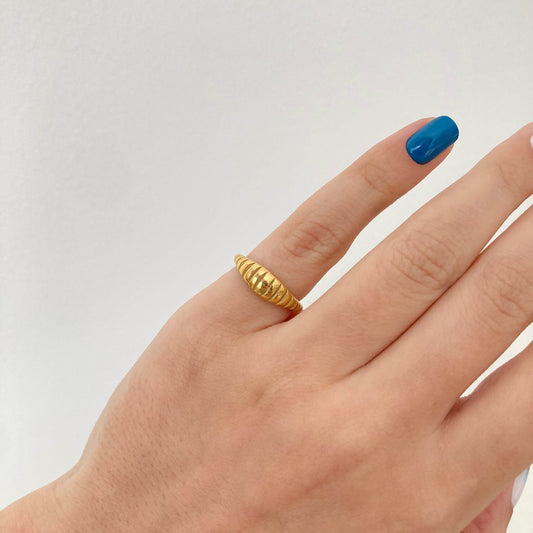 Croissant Signet Ring