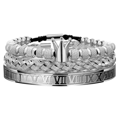 Kings Silver Set Bracelets - Men