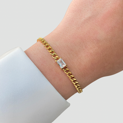 Rectangle Chain Bracelet