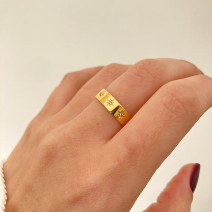 Zircon Stars Ring