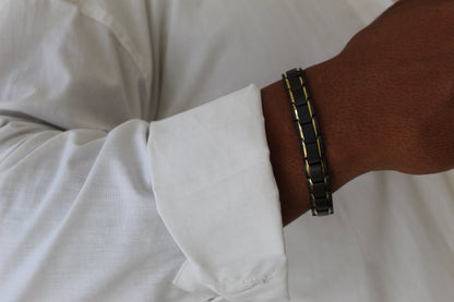 Element Gold Black Bracelet- Men