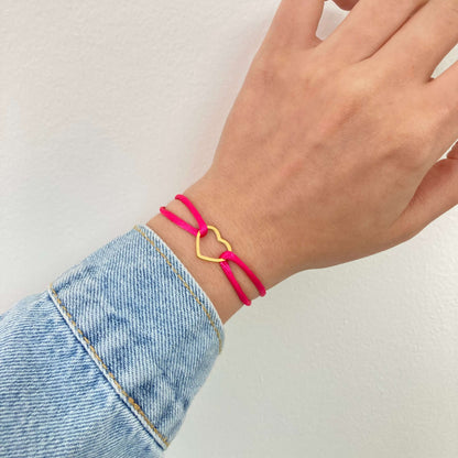 Colored Heart Bracelet