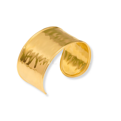 Statement Hammered Bangle