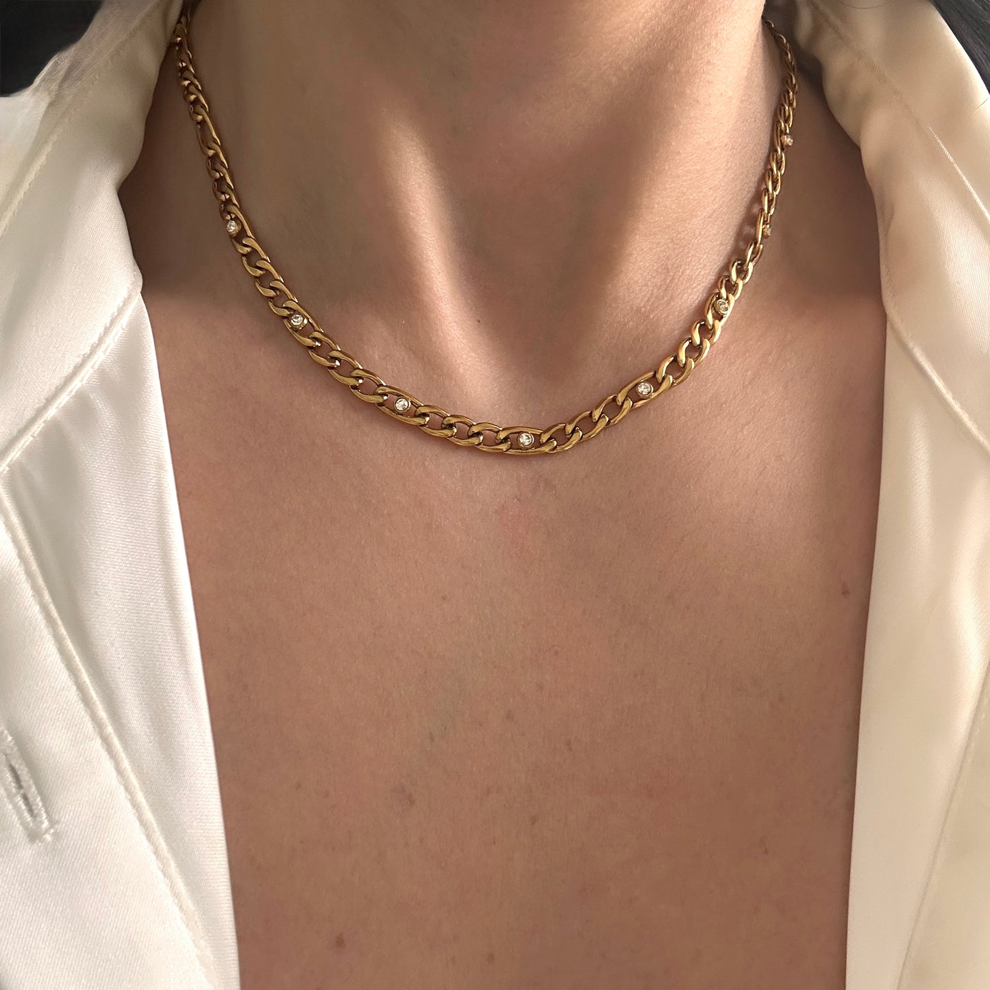 Figaro Zircon Necklace