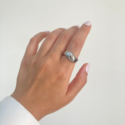 Wave Ring silver