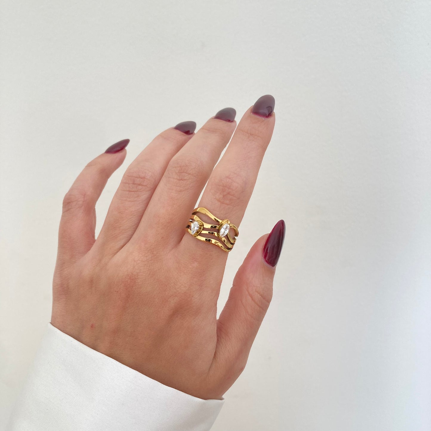 Four Layer Stone Ring