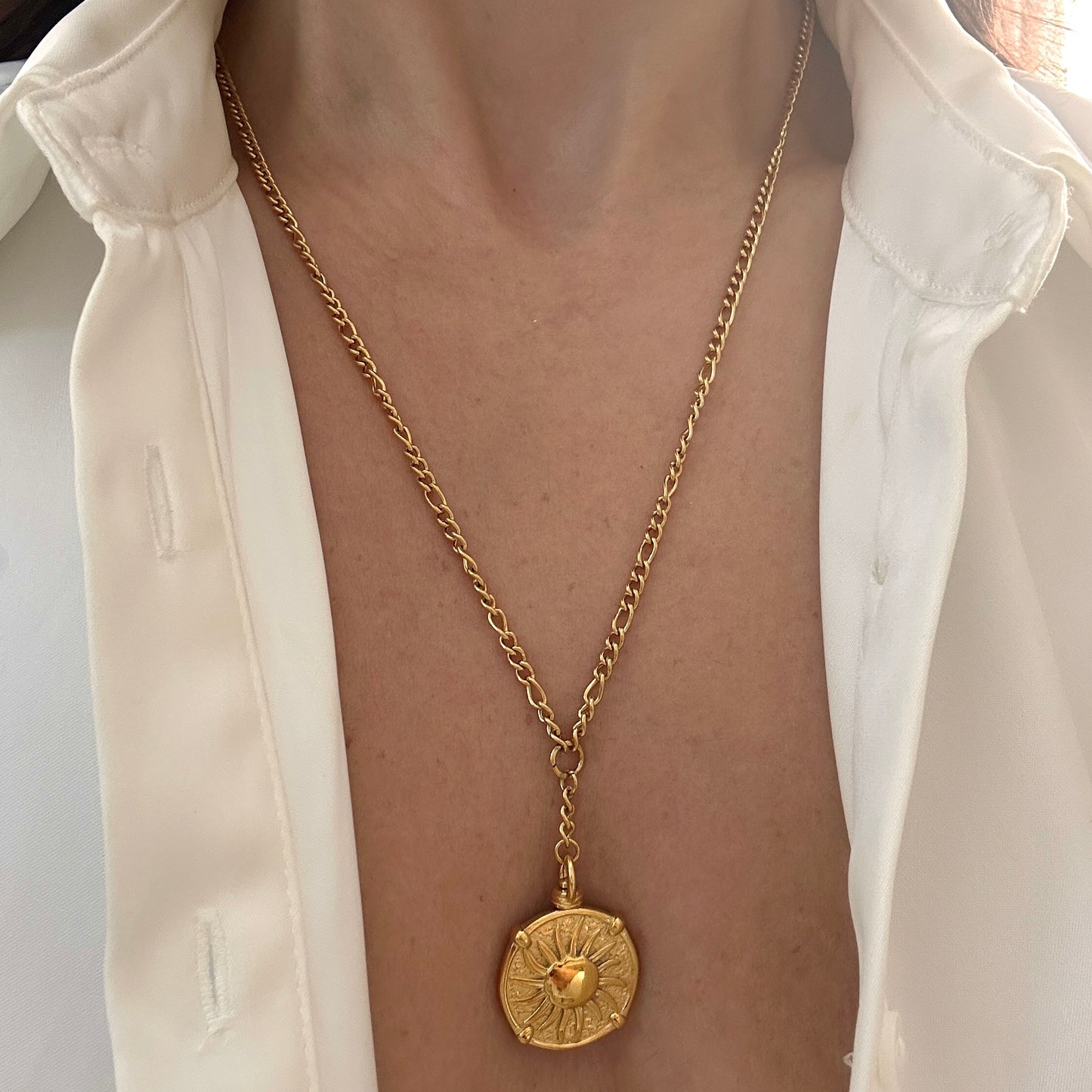 Reversible Sun Necklace