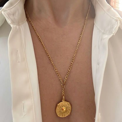 Reversible Sun Necklace