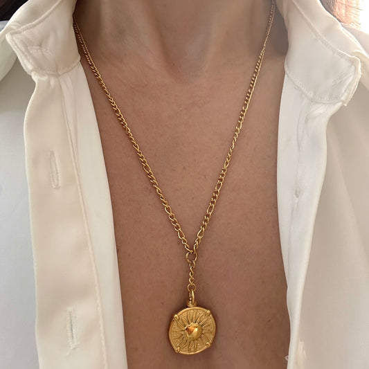 Reversible Sun Necklace