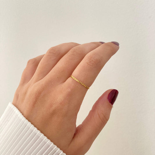 Thin Braided Ring