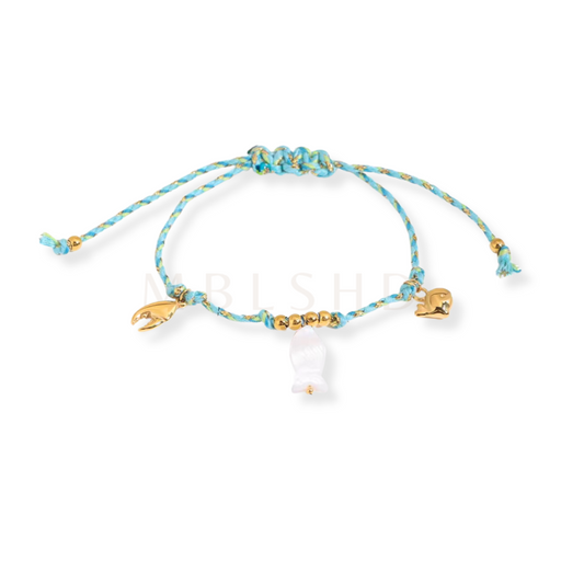Blue Sea Charms Bracelet