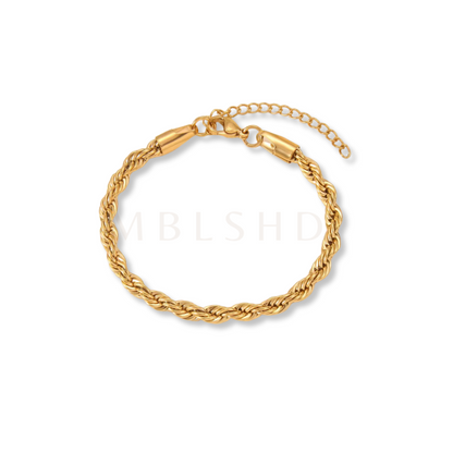Thick Twist Chain Bracelet