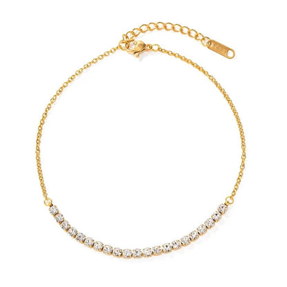 Zircon Tennis Anklet