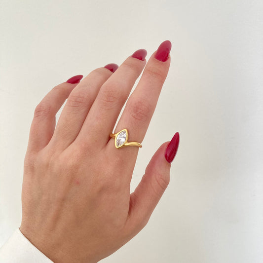 Marquise Cut Statement Ring