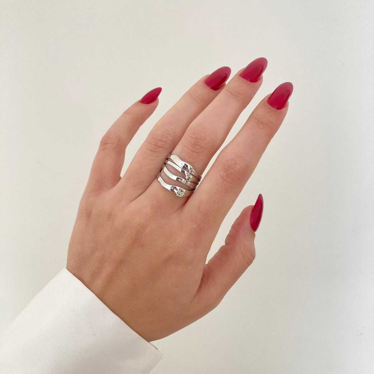 Layered Silver Ring
