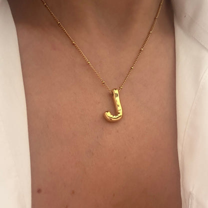 Balloon Letter Necklace
