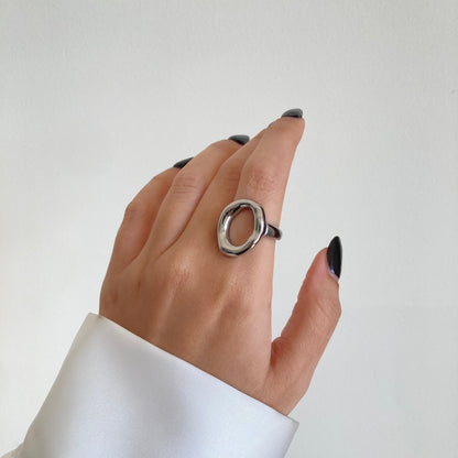 The Silver Orbit Ring