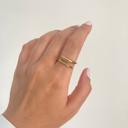Gold Nail Ring