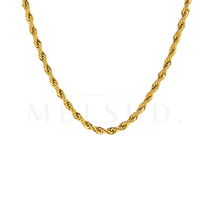 Twisted Rope Necklace 5mm