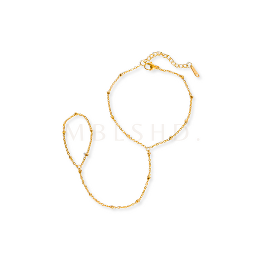 Gold Handchain Bracelet