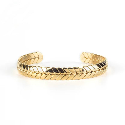 Leaves Gold Bracelet - Men