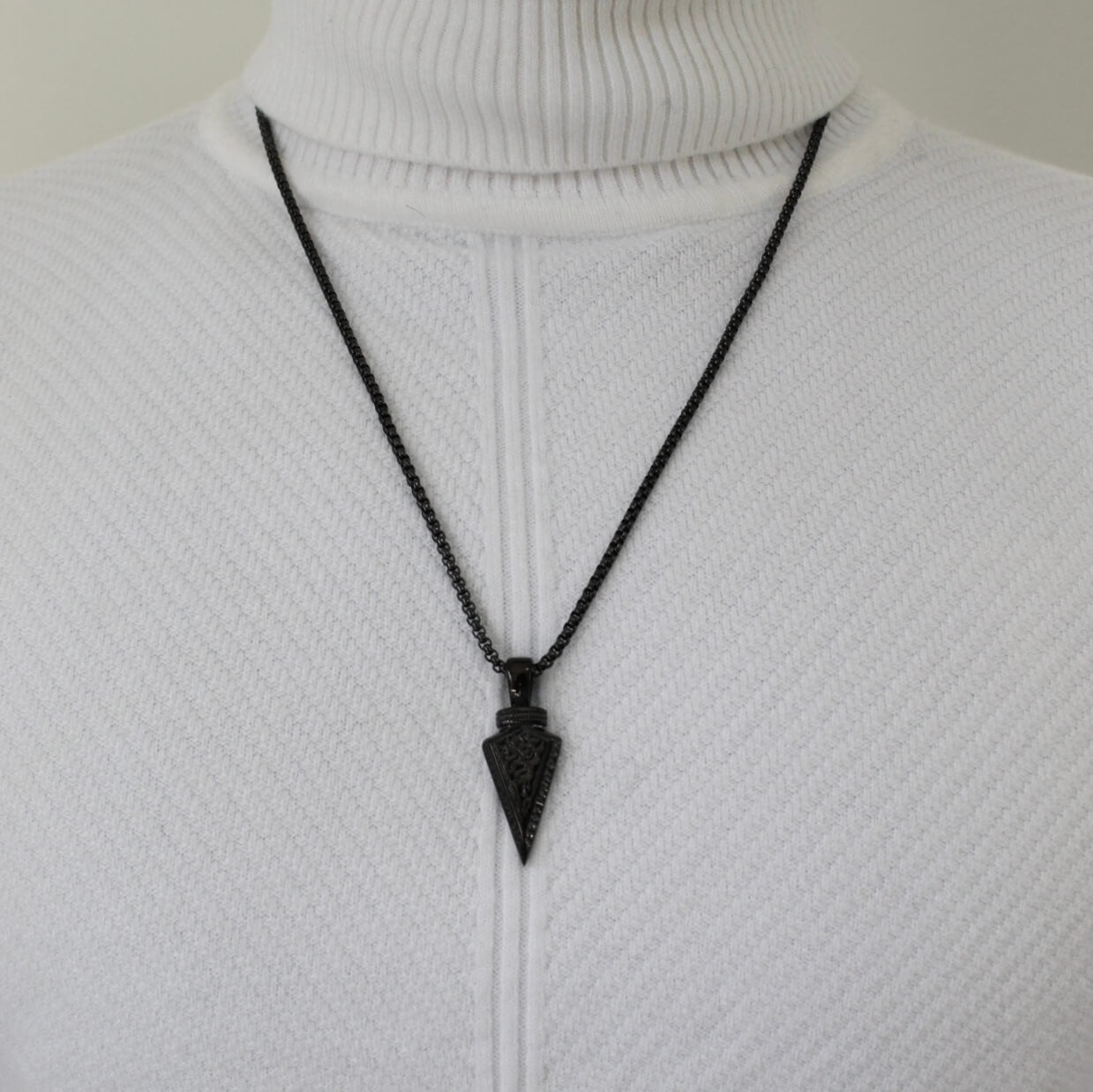 Vikings Black Necklace - Men