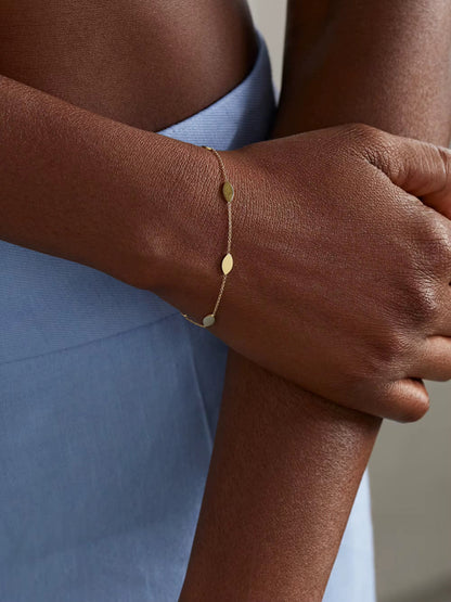 Golden Petal Bracelet