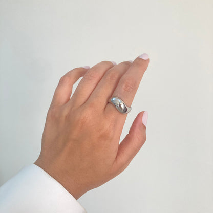 Wave Ring silver