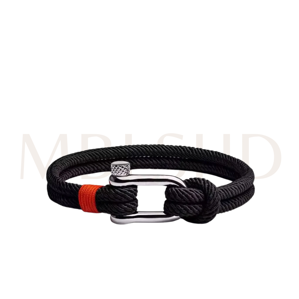 Titan Black Knot Bracelet