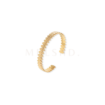 Oval Open Bangle
