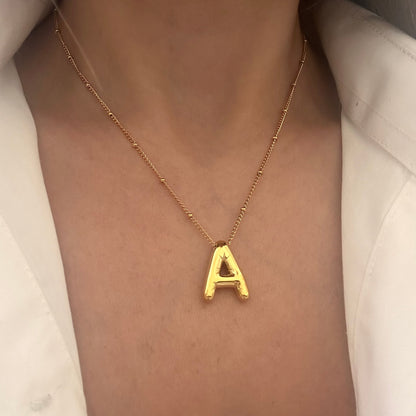 Balloon Letter Necklace