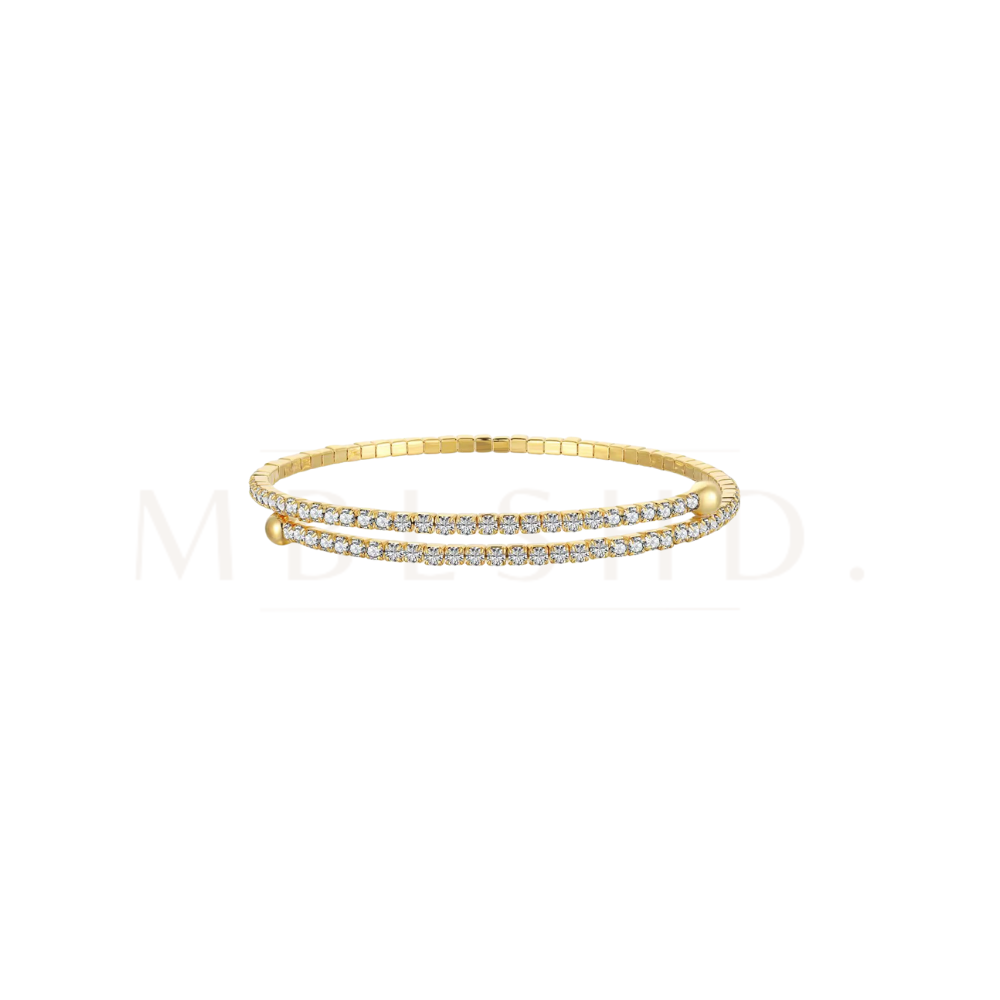 Gold Tennis Bangle