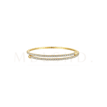Gold Tennis Bangle