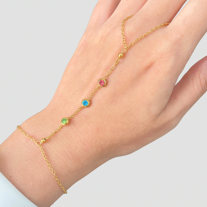Colored Dots Handchain
