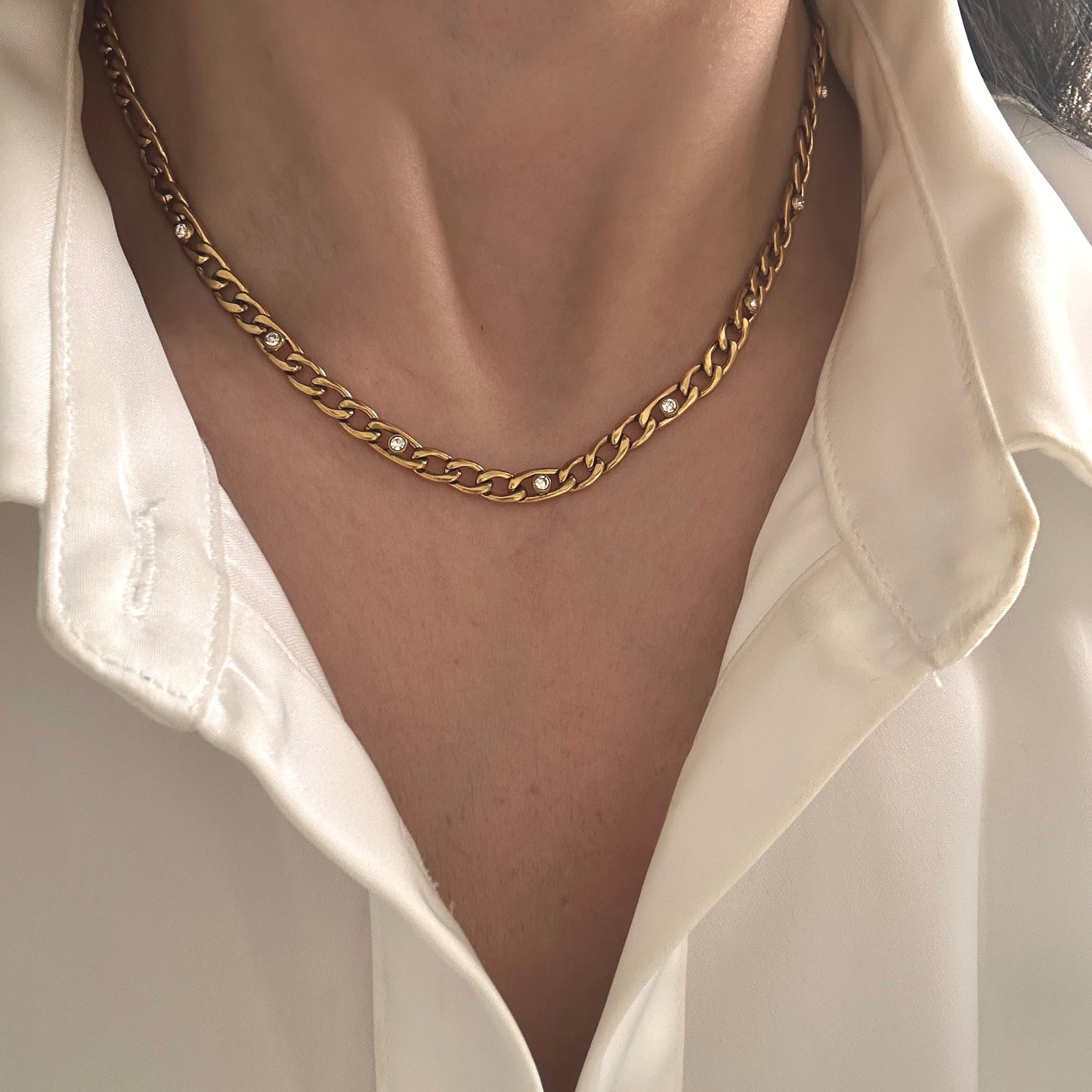 Figaro Zircon Necklace