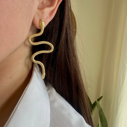 Snake Statement Earrings
