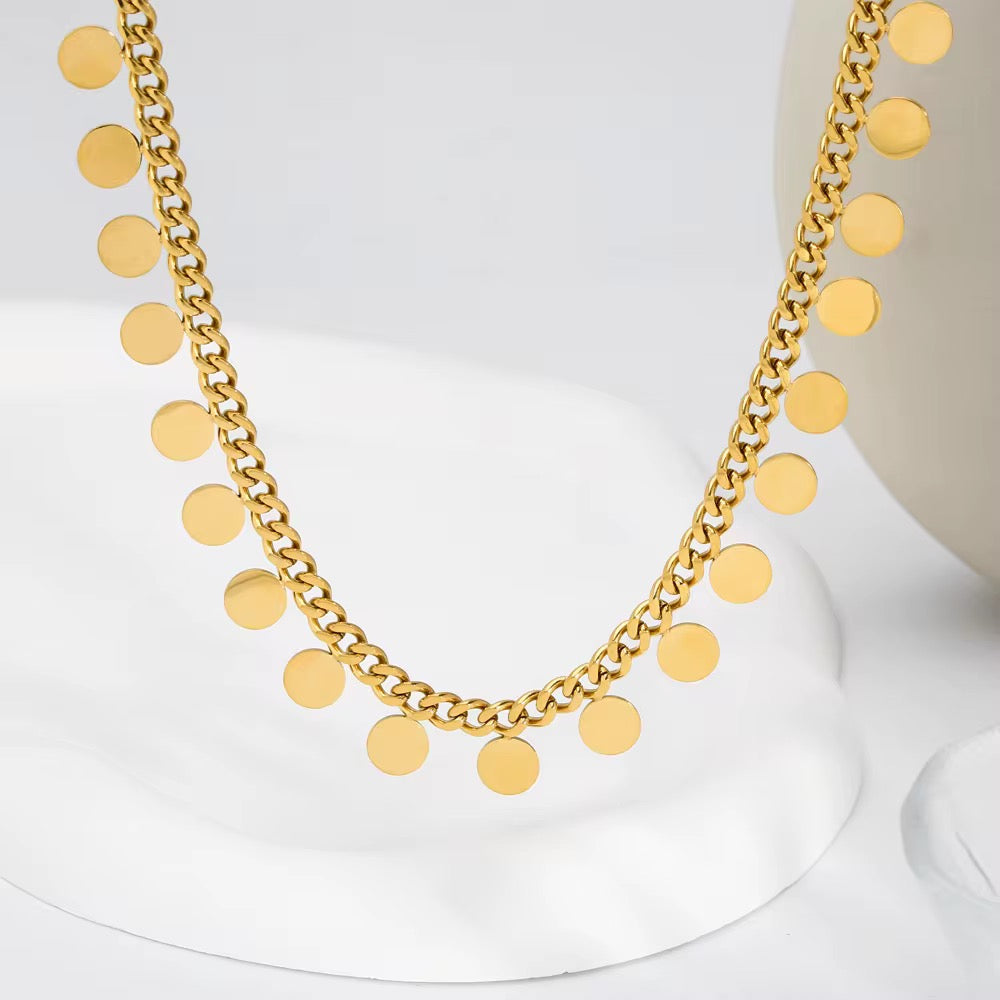 Round Tassel Necklace