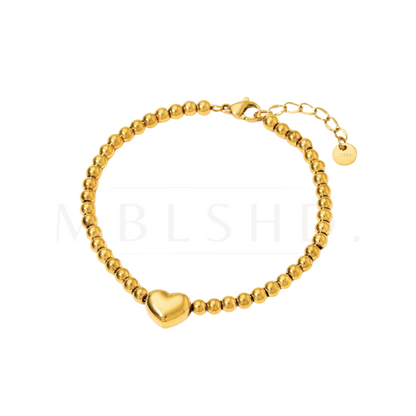 Heart Bracelet Gold