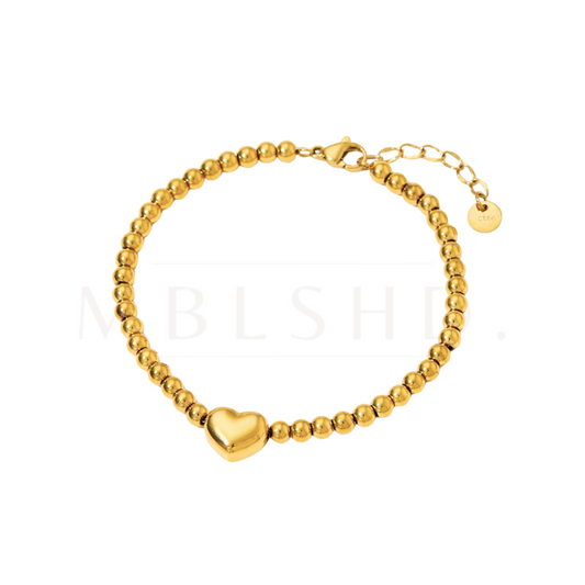 Heart Bracelet Gold