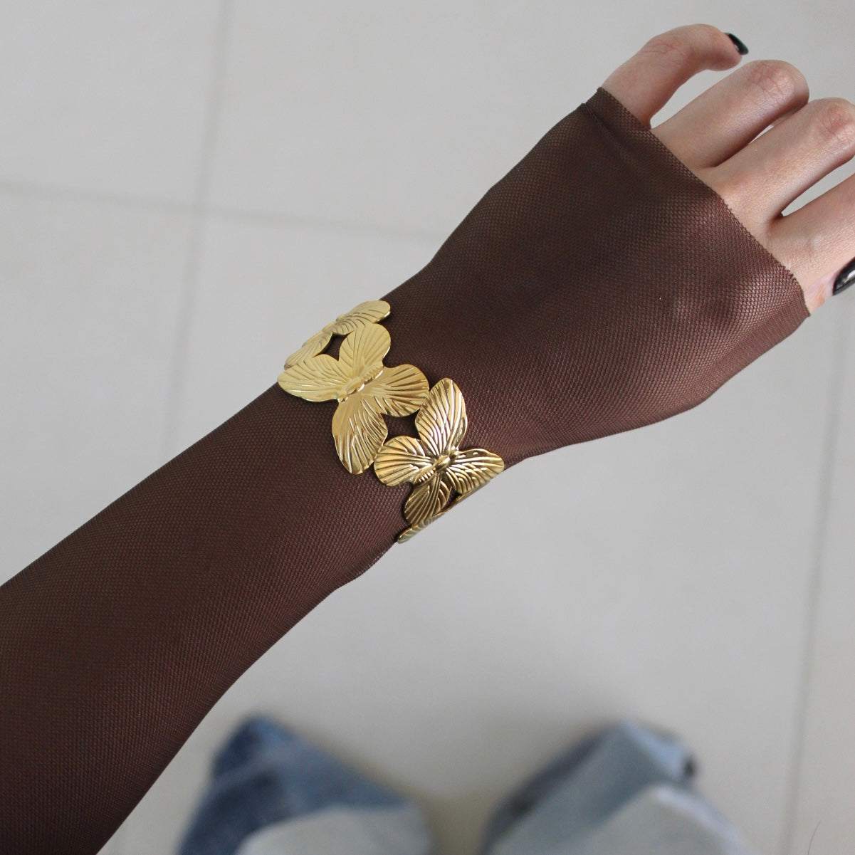 Butterfly Bloom Cuff Bangle