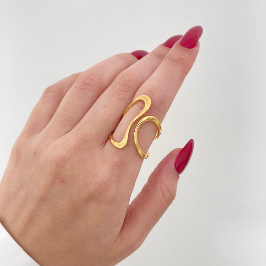 Irregular Hollow Ring