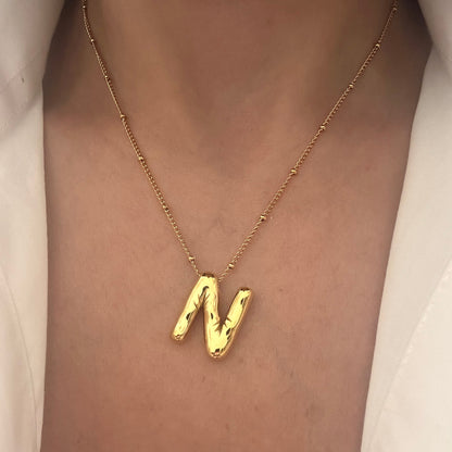 Balloon Letter Necklace