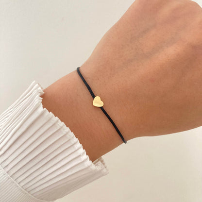 Colored Dainty Heart Bracelet