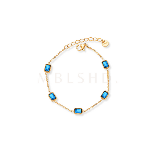 Blue & Gold Bracelet