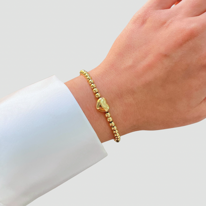 Heart Bracelet Gold