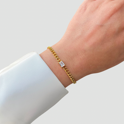 Rectangle Chain Bracelet