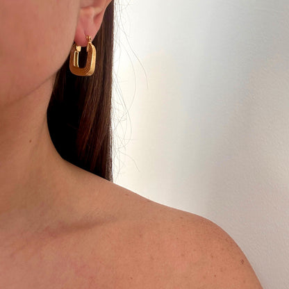 Chunky Square Earrings