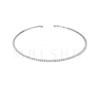 Silver Tennis O Choker